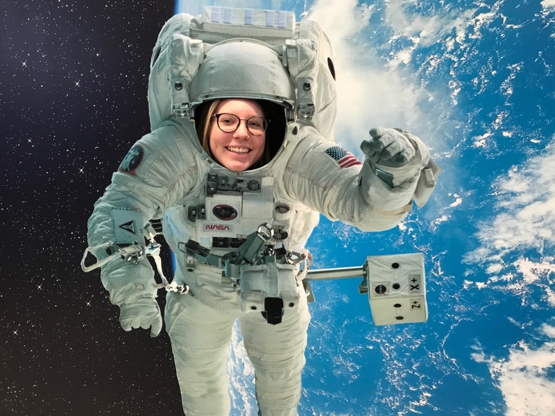 Astronautin Sarah